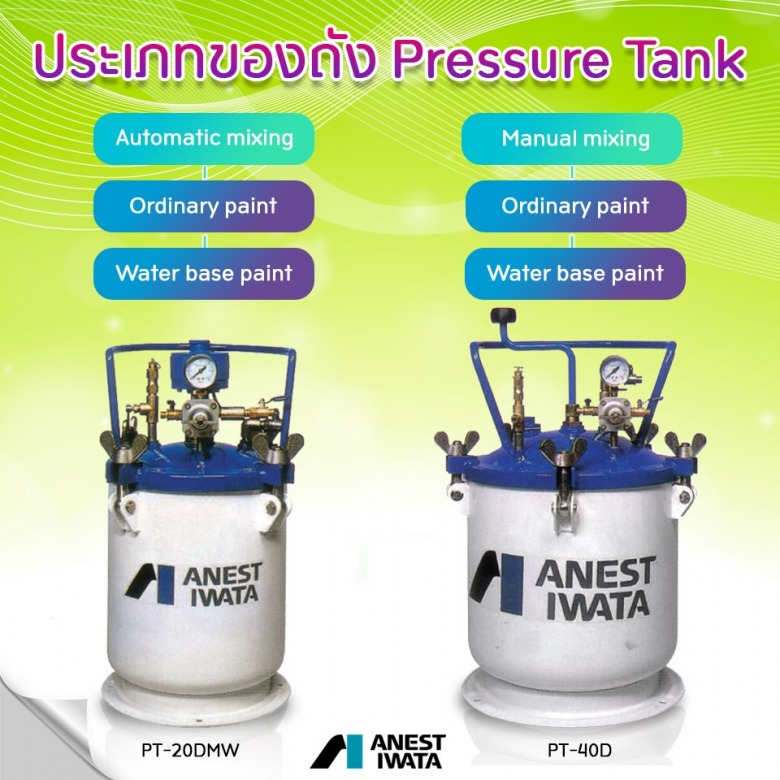 ประเภทของถัง pressure tank หรือถังแรงดัน